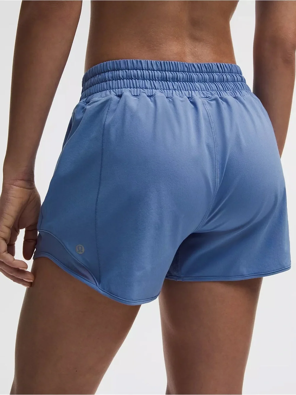 Lululemon NWT Hotty Hot High-Rise Lined Short 4" Prep Blue - Picture 2 of 10